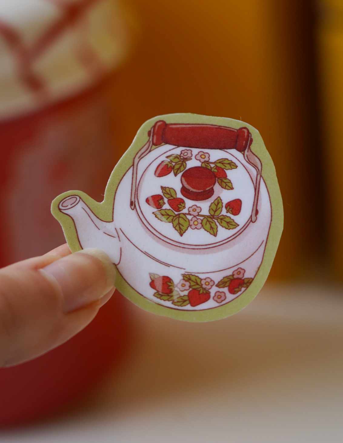 Sticker Théière vintage