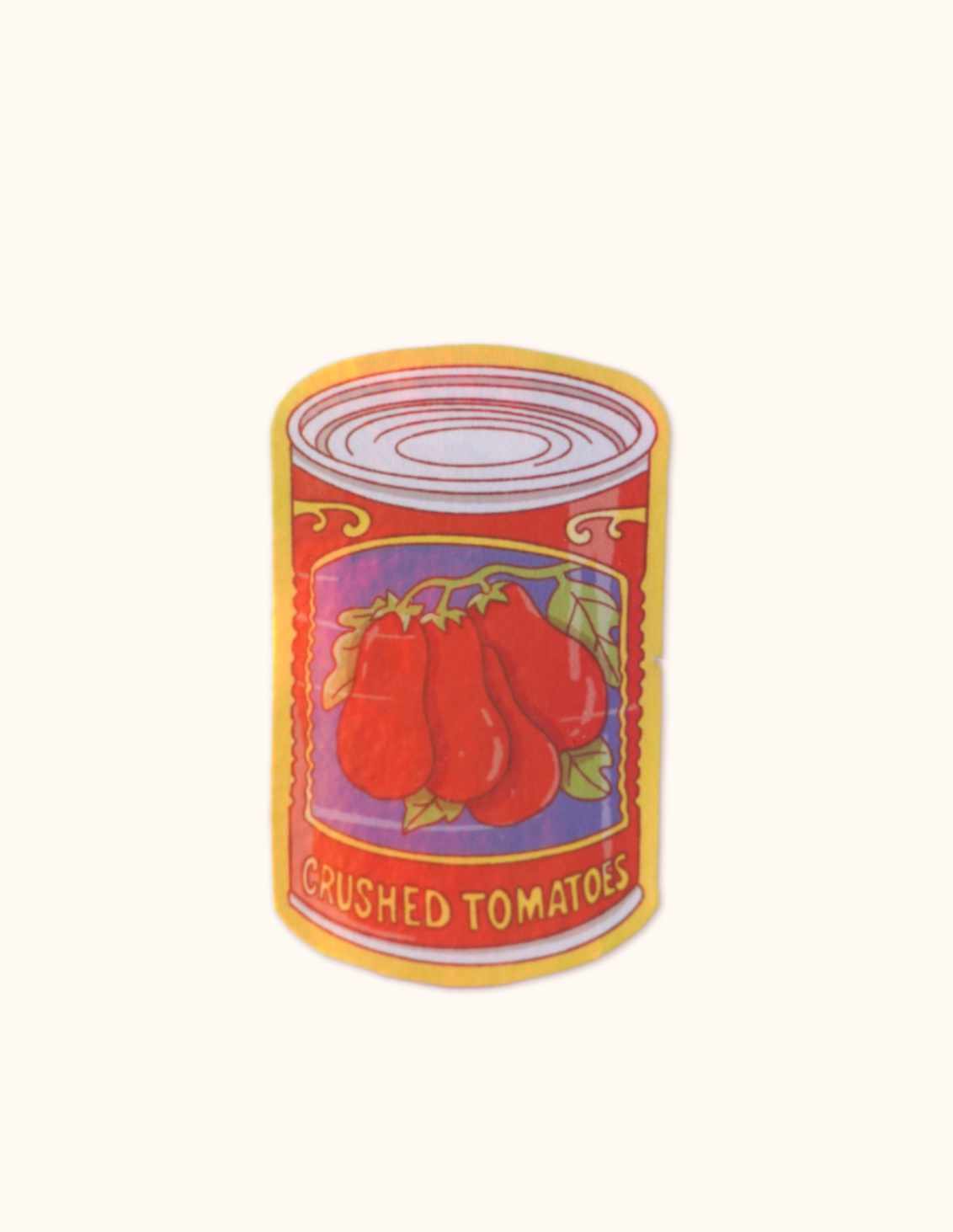 Sticker tomates en boîte (holographique)