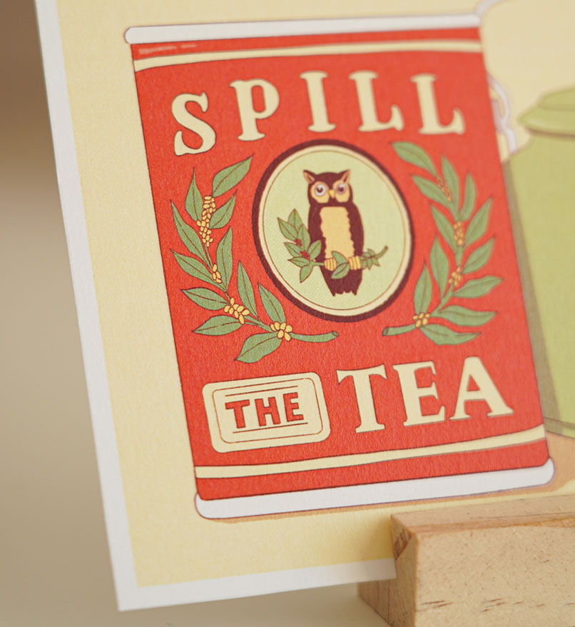 spill the tea affiche