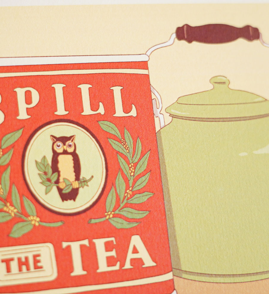 spill the tea affiche