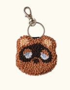 Porte-clés punch needle Tom Nook