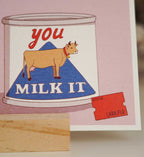 print A6 packaging vintage