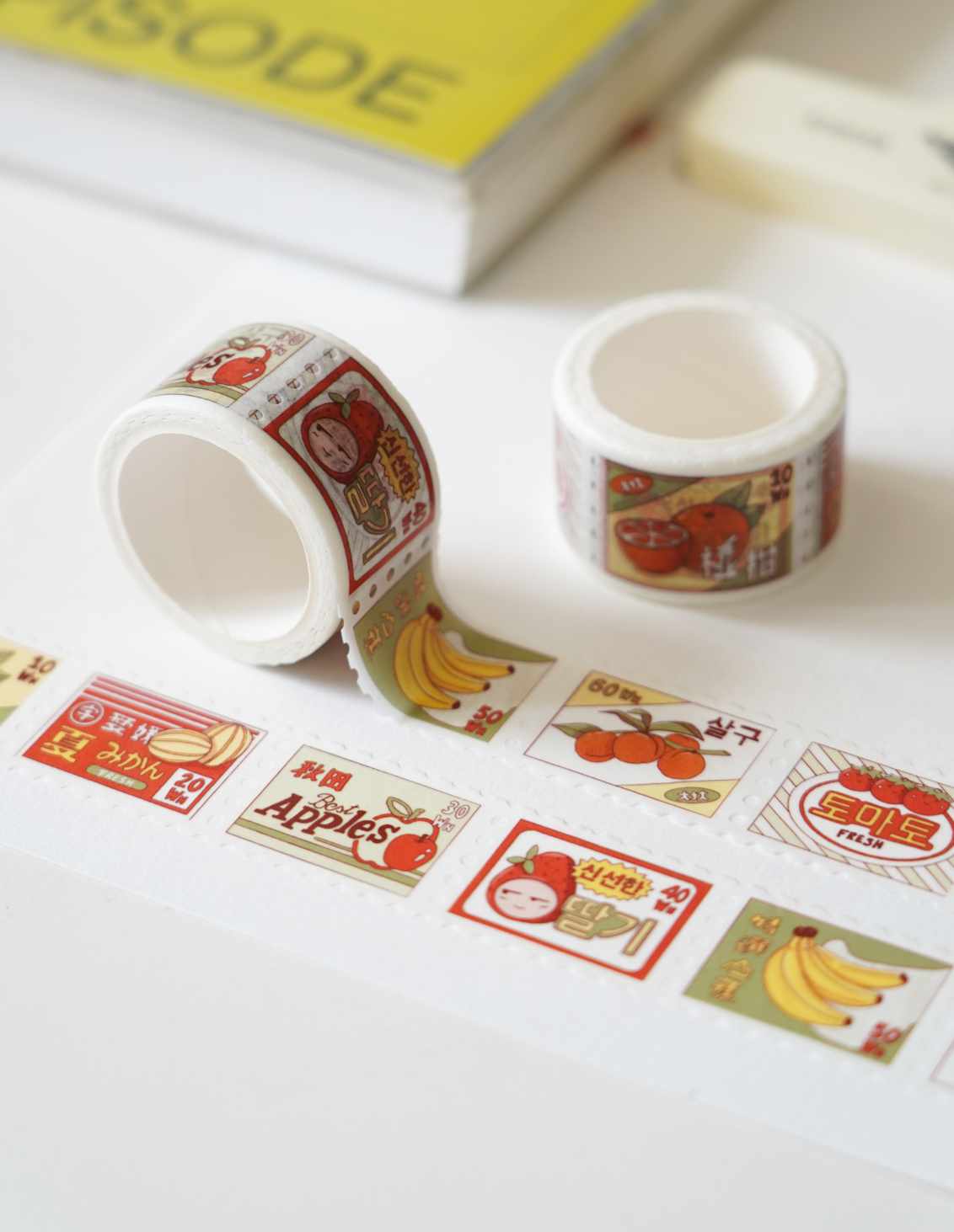 Washi Tape timbres fruits